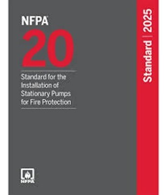 NFPA 20 Standard for the Installation of Stationary Pumps for Fire 2025 PB