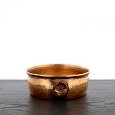 Captain's Choice Polished Copper Handmade Lather Bowl Bronze
