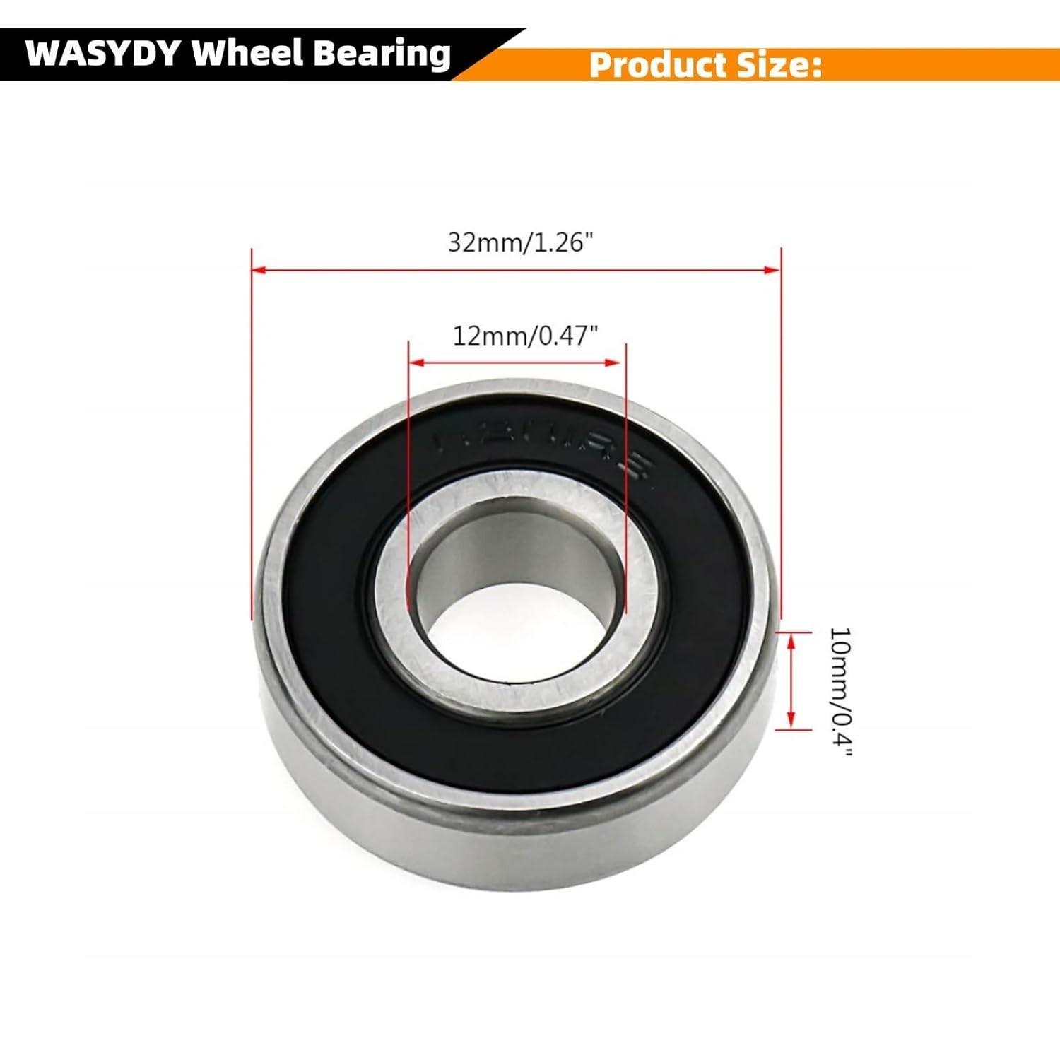 Mini Bike Front Rear Wheel Bearing Kit 6201RS Wheel Bearing Go Kart Parts For Co