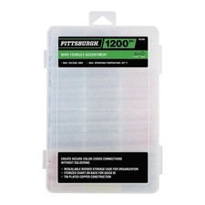 Pittsburgh 1200pc Cable Ferrule Tin Plated Color Coded  
