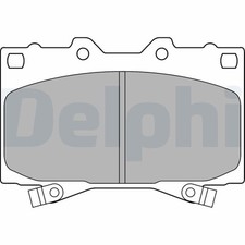 DELPHI LP1308 Kit de plaquettes de frein, frein à disque pour LEXUS,TOYOTA