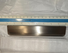 8 Inch Finger Edge Drawer Pulls Cabinet Handles Brushed Nickel Aluminum 6 Pack