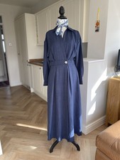 Stunning True Wrap Maxi Dress With Elasticated Waist And Single Button Size L