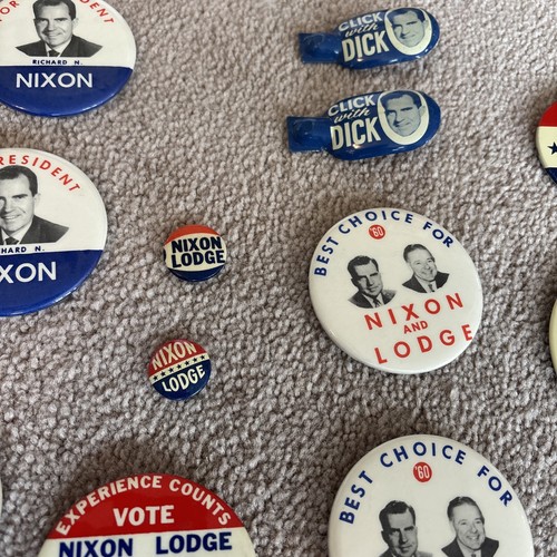 Nixon und Lodge politische Kampagne Knöpfe Lot. - Bild 5 von 7