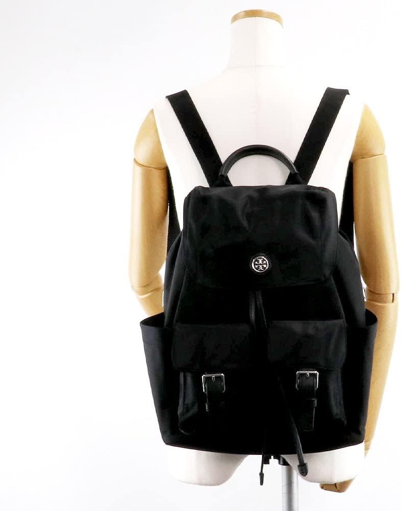 にの Tory Burch] VIRGINIA FLAP BACKPACK 85061 001 BLACK | eBay