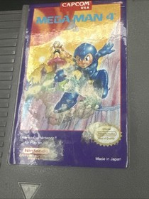 Mega Man 4 Nintendo NES Authentic Cartridge Tested And Working