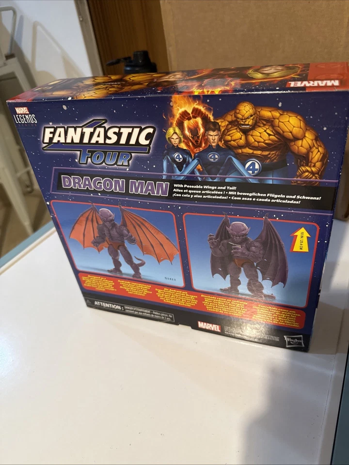 Hasbro Marvel Legends Fantastic Four Dragon Man Action Figure - Image 2 of 4