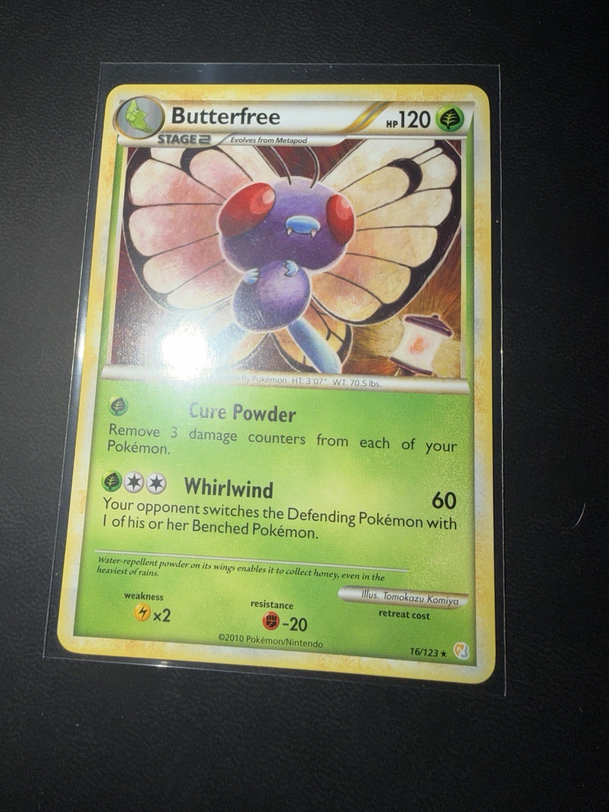 Butterfree 16/123 Heartgold & Soulsilver Pokemon TCG Card Nm To Lp