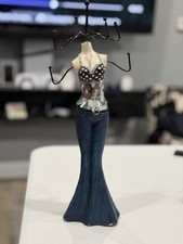 Mannequin Jewelry Stand Necklace Bracelet Earring Display Holder