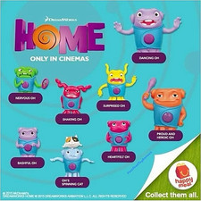 2015 DREAMWORKS HOME MCDONALDS HAPPY MEAL TOYS - U - PICK
