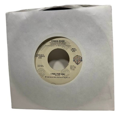 Chaka Khan   I Feel For You / Through The Fire 45 RPM 7'' Vinyl Single 1984 WB