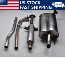 Stainless Steel Resonator Muffler Exhaust Kit Fits 2002-2006 Toyota Camry 2.4L