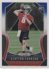 2019 Panini Prizm Rookies Red White & Blue Prizm Clayton Thorson #310 8d2