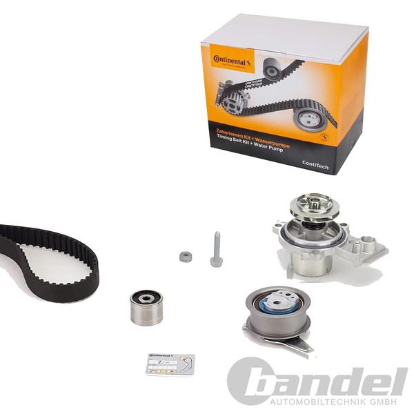 Continental Wasserpumpe + Zahnriemensatz Passend FüR Audi A1 Seat Ibiza Toledo-image