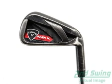 Callaway Razr X Black Single Iron 6 Iron Steel Uniflex Right 40.0in