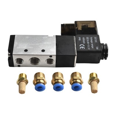 BSPT G1/4 Thread Diameter Solenoid Valve Suitable for Vacuum Applications