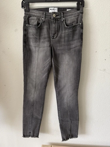 WILLIAM RAST High Rise Ankle Denim Faded Black (Gray)Jeans Size 26