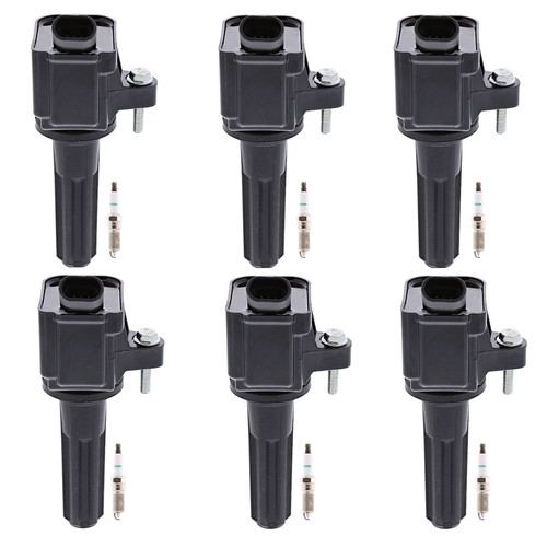 Denso 6 Ignition Coil 6 Iridium Spark Plugs Kit For Envoy XL Trailblazer 4.2 L6 - Picture 1 of 1