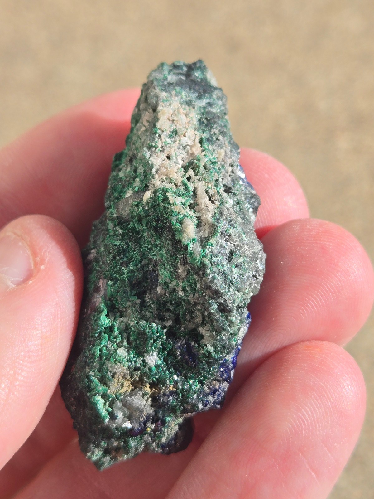 Azurite, Cerrusite, Malachite -- Mammoth-Saint Anthony Mine, Tiger ...