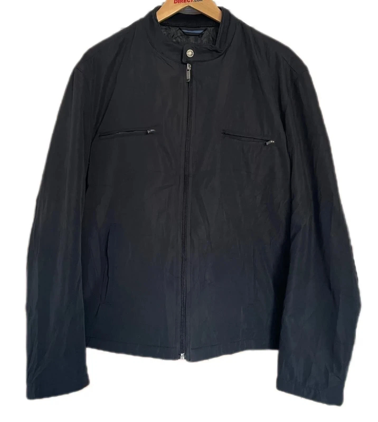 GUESS lightweight windbreaker jacket black size L