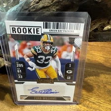 2024 Panini Contenders - Evan Williams Rookie (RC) Rookie Ticket Auto #241 