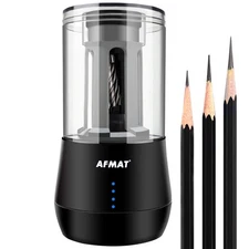 AFMAT Long Point Pencil Sharpener, Charcoal Pencil Sharpener for Artists,