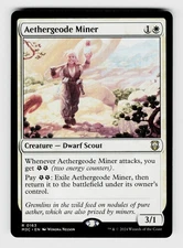 MTG, Commander: Modern Horizons 3, Aethergeode Miner, regular, No.163, R Creatur