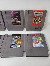 Lotto cartucce giochi Nintendo NES 8 giochi cartucce solo Turtles Knight Rider 