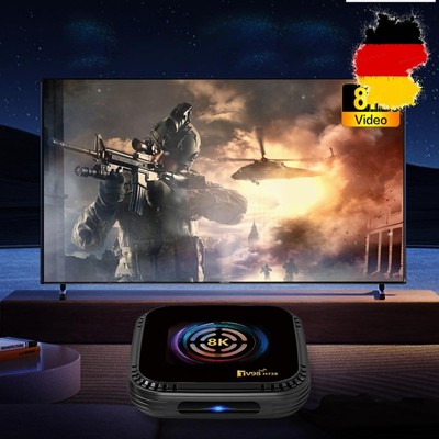 Android 14 Smart TV Box 4G 64G Media Player 8K HD Android Box mit Remote