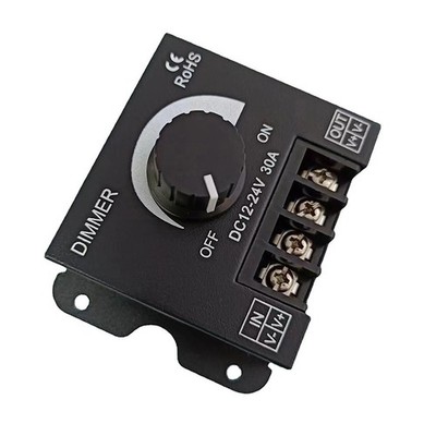12-24V LED Adjustable Brightness Driver DC Voltage Regulator 30A 360W Controller