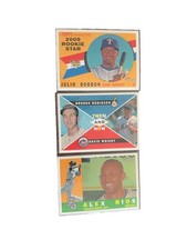 Topps Heritage 2009 MLB Card Alex Rios Julio Borbon Brooks Robinson David Wright
