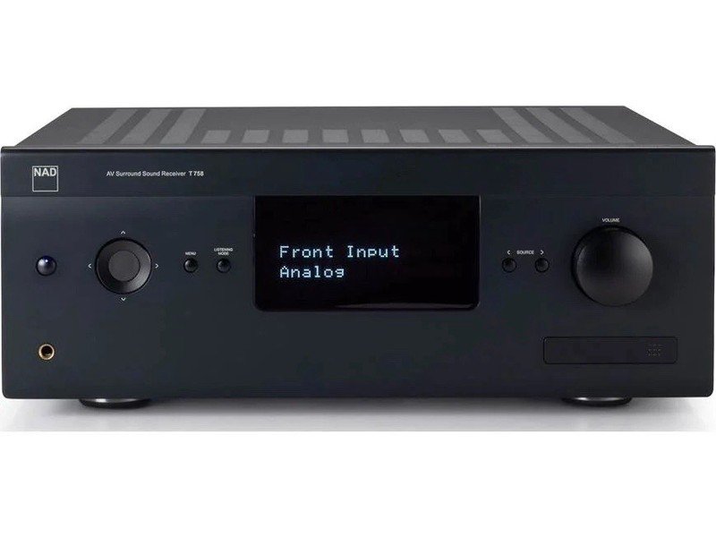 NAD T 758 7.1 A/V Receiver Dolby DTS Radio Tuner HDMI RCA 120W Black