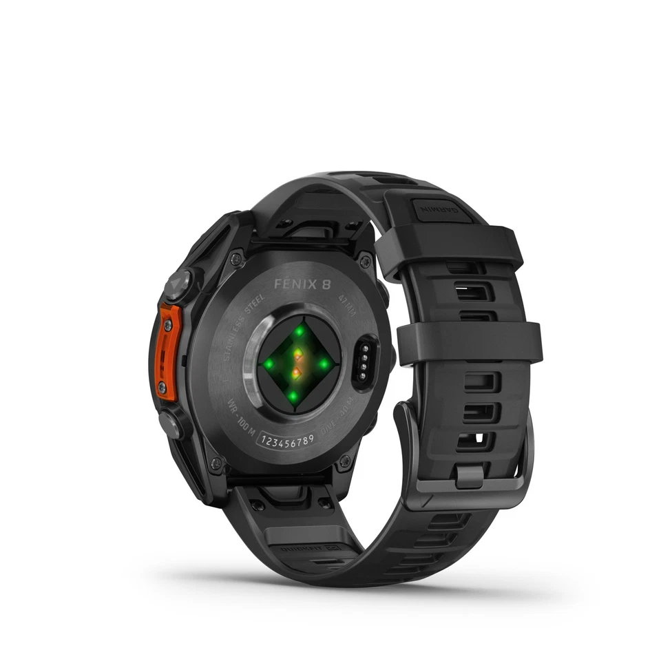 Garmin fenix 8 32 GB 3,6 cm 1,4" AMOLED Fitnesstracker iOS Android Schwarz - Bild 4 von 4