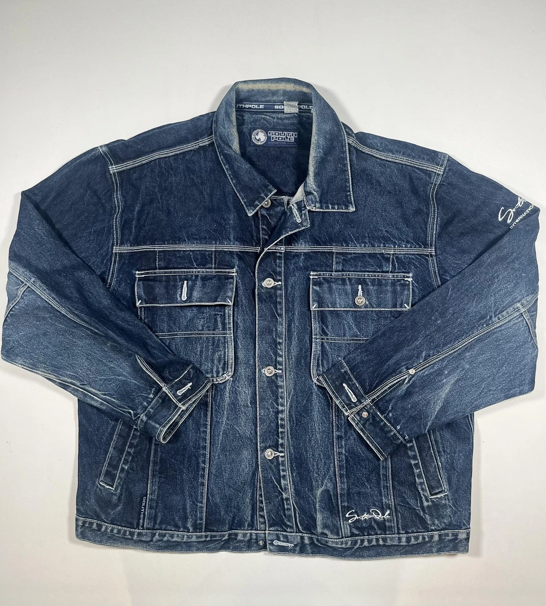 SOUTH POLE◇スタジャン/XL/ナイロン SouthPole 90´s サウスポール 