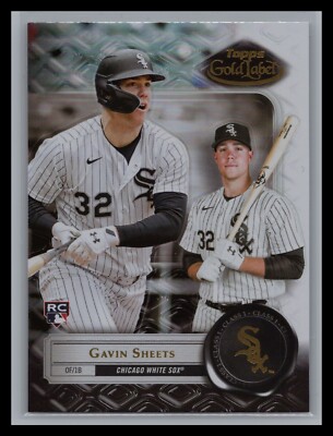 2022 Topps Gold Label #6 Gavin Sheets Class 1 Rookie RC Chicago White Sox