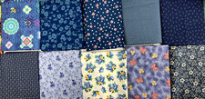 FAT QUARTER BUNDLE OF 10 - FQ53 - BLUE