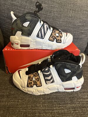 Nike Air More Uptempo GS “Tunnel Walk” DZ4843-100 Sz 5Y Nike Air More Uptempo GS “Tunnel Walk” DZ4843-100 Sz 5Y
