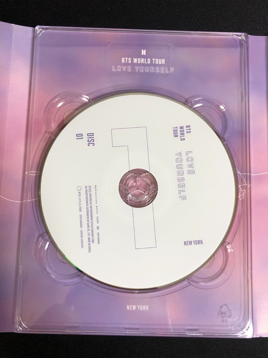 BTS WORLD TOUR LOVE YOURSELF New York DVD+PHOTOBOOK+POSTCARD NO