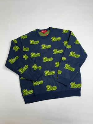Supreme Blow Sweater +ステッカー付 Supreme Blow Sweater +ステッカー付 - メルカリ