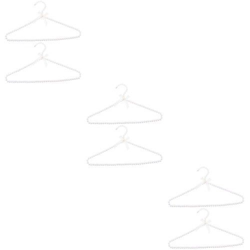 3 PCS Pearl Bow Hanger Child Travel Cloth Hangers with Pearls on Them - 第 8/12 張圖片