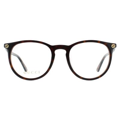 Gucci Brille Brillengestell GG0027O 002 Havanna Damen
