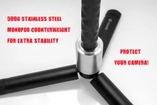 Counterweight for Monopod 500gr, Insta360, Ricoh Theta, Trisio Lite, 360 camera