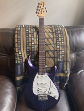 1999 Ernie Ball/music Man Silhouette Speciall Hss Metallic Purple W/hard Case