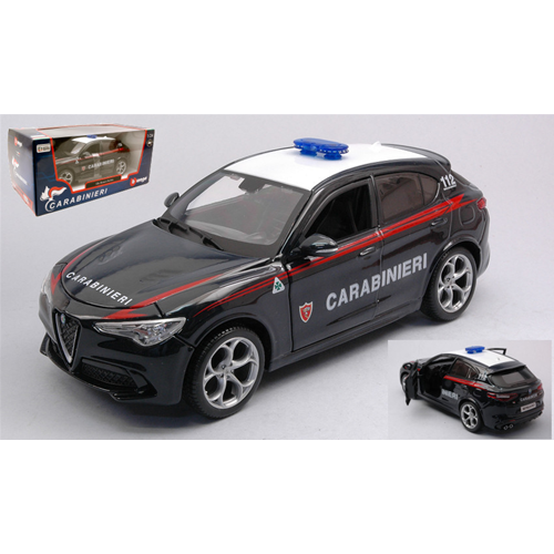 ALFA ROMEO STELVIO 2017 CARABINIERI 1:24 Burago Forze dell'Ordine Modellino - Imagen 1 de 4