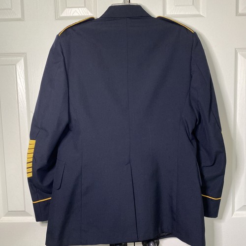 US Army Uniform Mens 39 Reg Jacket Coat dress formal Blue ASU officer USG - Picture 3 of 8