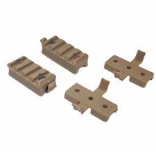 NEW Coyote Brown 4 Pack Helmet ARC Rail Accessories Mounting Hardware Picatinny