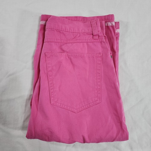 Vintage New Legends Pants Girls 16 Pink Relaxed Loose Straight Size 24/ 14.5L - Picture 7 of 14