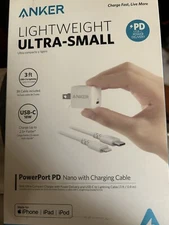 📀 Anker Lightweight Ultra-Small PowerPort  PD Nano Wall Charger NEW