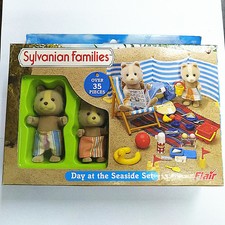 sylvanian families day at the seaside set