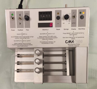 Pharmacia CMA/100 Microinjection Pump Microdialysis